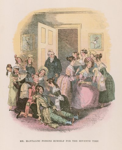 Illustration för Nicholas Nickleby av Hablot Knight Browne