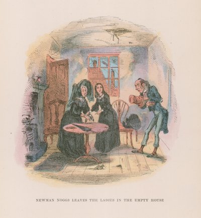 Illustration för Nicholas Nickleby av Hablot Knight Browne