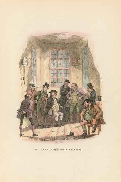 Illustration för Pickwick Papers av Hablot Knight Browne