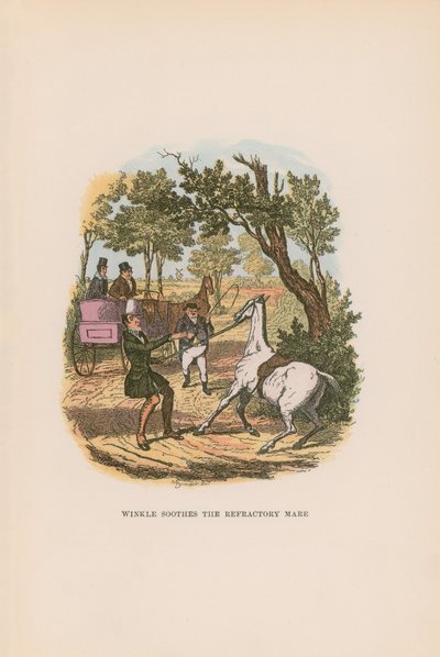 Illustration för Pickwick Papers av Hablot Knight Browne