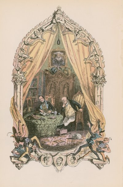 Illustration för Pickwick Papers av Hablot Knight Browne