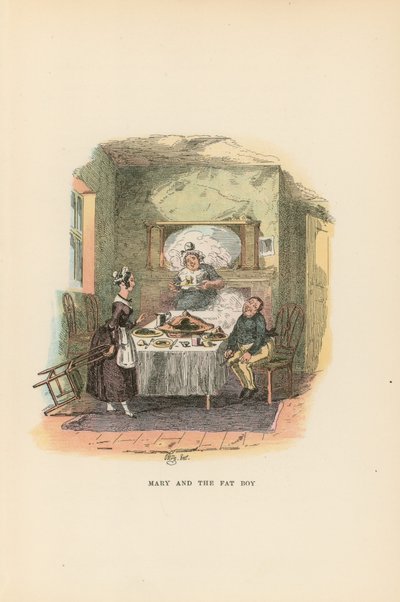 Illustration för Pickwick Papers av Hablot Knight Browne