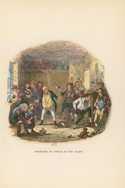 Illustration för Pickwick Papers av Hablot Knight Browne
