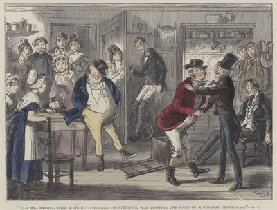 Illustration för Pickwick Papers av Hablot Knight Browne