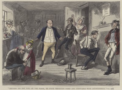 Illustration för Pickwick Papers av Hablot Knight Browne