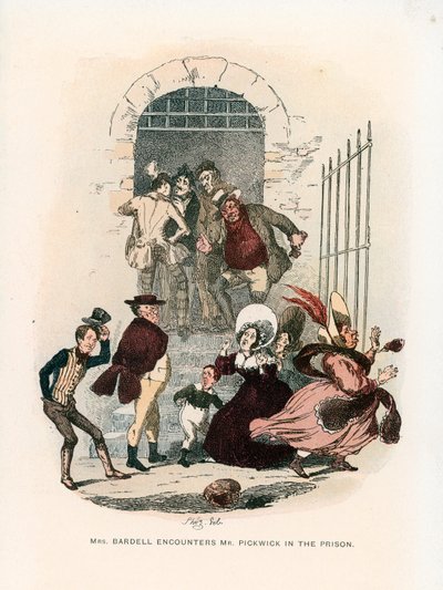 Illustration för Pickwick Papers av Hablot Knight Browne