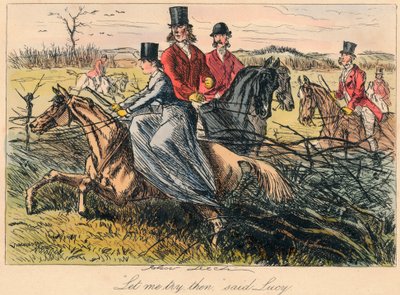 Låt mig prova dem, sa Lucy, 1865 av Hablot Knight Browne