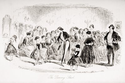 Dansskolan, illustration från 