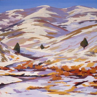 March Melody, ca 2025 (olja på duk) av Hadley Rampton