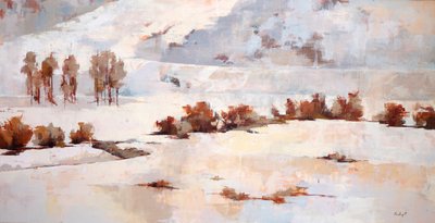 Willows I, ca 2011 (olja på duk) av Hadley Rampton