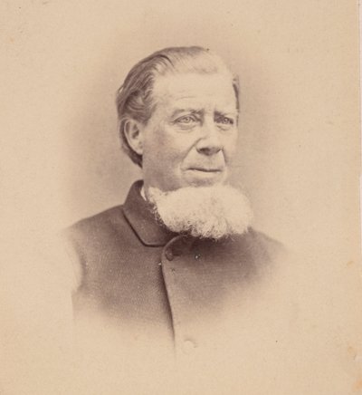 Porträtt av Paulus Roetter 1806-1894, före 1894. av Hall