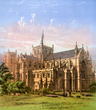 Ripon Cathedral, Yorkshire, c1870 av Hanhart