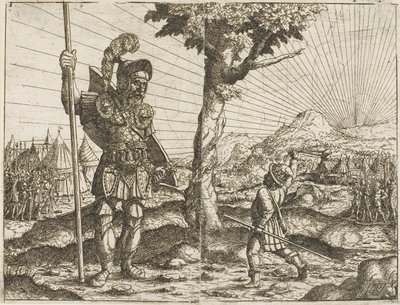 David och Goliat av Hanns Lautensack