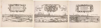 Panoramautsikt över Nürnberg, 1552. av Hanns Sebald Lautensack