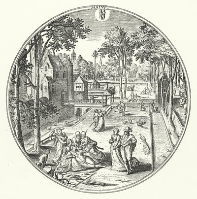 maj (gravyr) av Hans (after) Bol