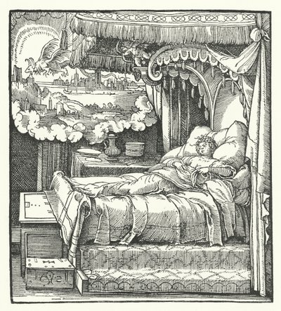 Sibyllans vision (gravyr) av Hans (after) Burgkmair
