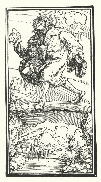 Träsnitt från De Remediis Giantum Fortunae (Remedies for Fortune Fair and Foul) av Petrarch (gravyr) av Hans (after) Burgkmair