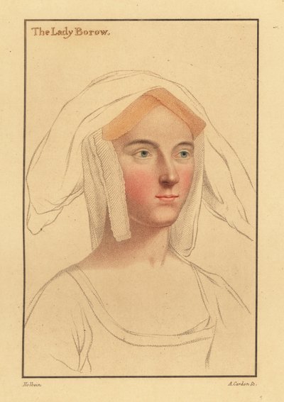 Alice London eller Catherine Clifton eller Catherine Parr., 1812 (gravyr) av Hans (after) Holbein the Younger