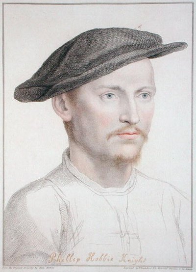 Philip Hobbie, graverad av Francesco Bartolozzi (1727-1815) 1796 (gravyr) av Hans (after) Holbein the Younger