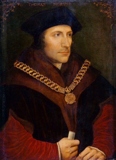 Sir Thomas More c.1600 (olja på duk) av Hans (after) Holbein the Younger