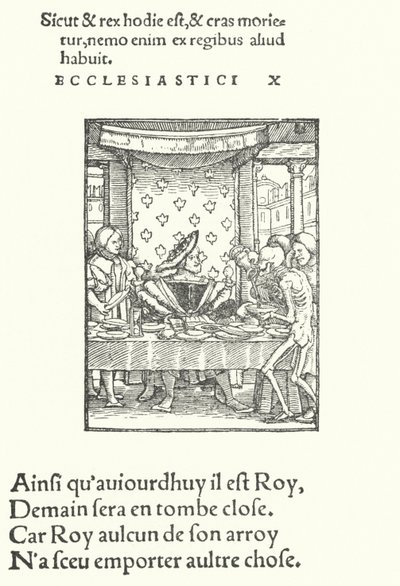 Kungen (gravyr) av Hans (after) Holbein the Younger