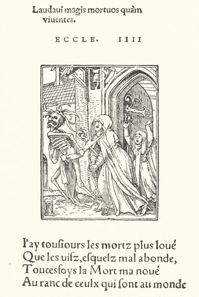 The Lady Abbess (gravyr) av Hans (after) Holbein the Younger
