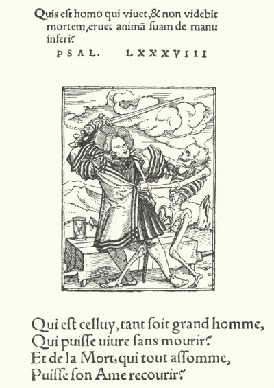The Noble Knight (gravyr) av Hans (after) Holbein the Younger
