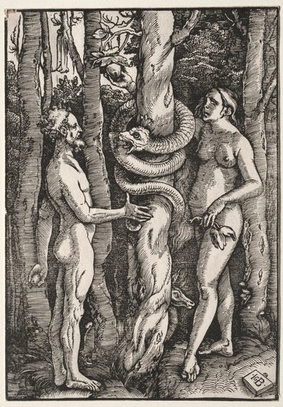 Adam och Eva av Hans Baldung