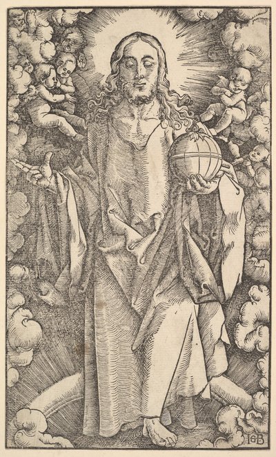Kristus från Kristus och apostlarna, 1519. av Hans Baldung