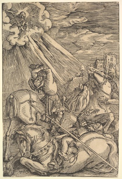 Omvändelse av Paul, ca. 1514. av Hans Baldung