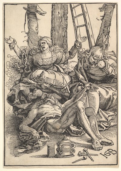 Klagosång för Kristus, 1510. av Hans Baldung