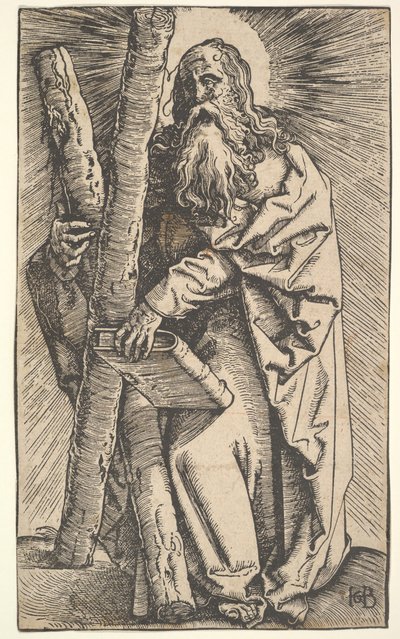 Saint Andrew, 1400-1500-talet. av Hans Baldung