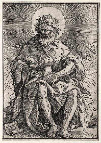 Johannes Döparen, ca. 1518-19. av Hans Baldung