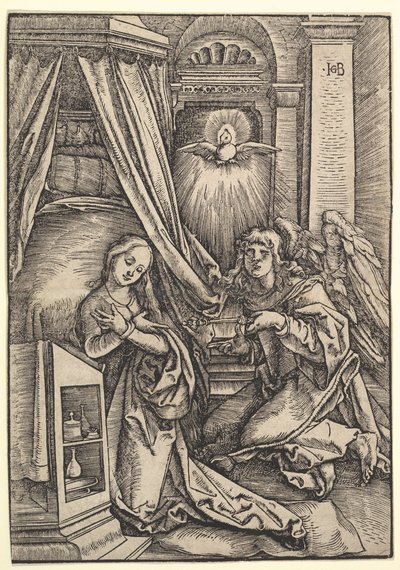 Bebådelsen, 1514. av Hans Baldung