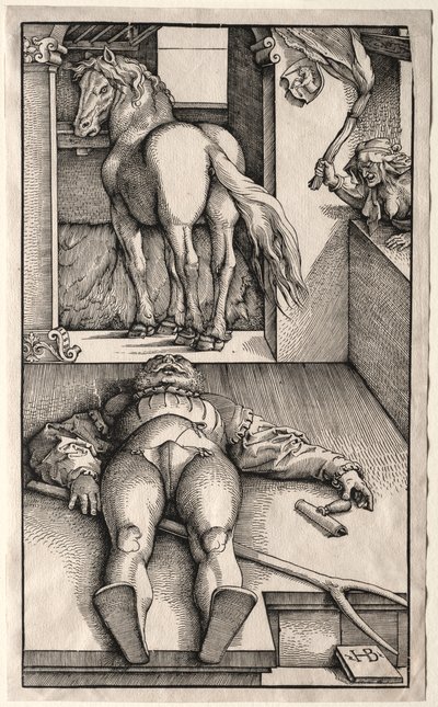 Den förhäxade brudgummen av Hans Baldung