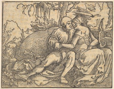 Det sjätte av tio budord, från The Toe Commandment. av Hans Baldung