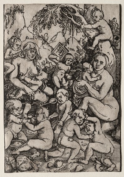 De två mödrarna av Hans Baldung