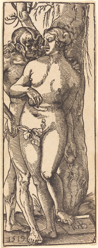 Adam och Eva av Hans Baldung Grien