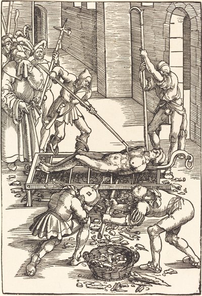 Saint Lawrences martyrskap av Hans Baldung Grien