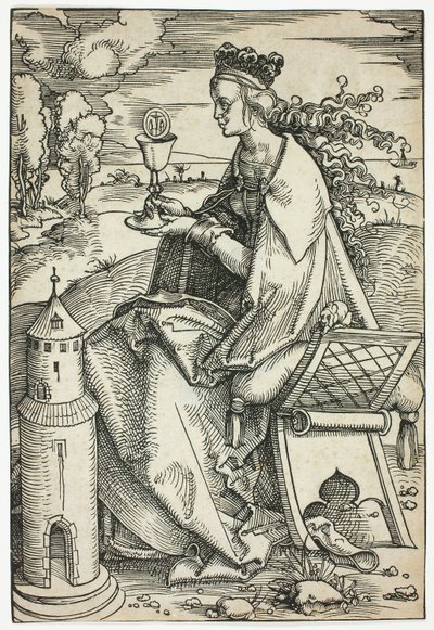 saint barbara av Hans Baldung Grien