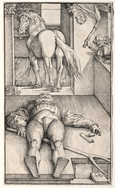 Den förhäxade brudgummen, 1544. av Hans Baldung Grien