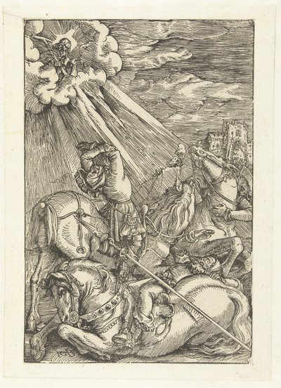 Paulus omvändelse, 1515-17 av Hans Baldung Grien