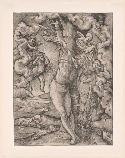 Den store Sankt Sebastian av Hans Baldung Grien