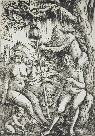 De tre ödesgudinnorna av Hans Baldung Grien