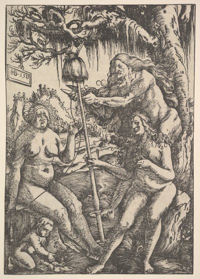 De tre öden: Lachesis, Atropos och Klotho, 1513 av Hans Baldung Grien