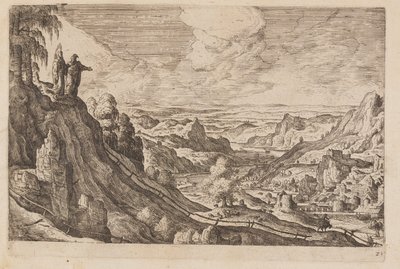 Tavel 21, från Landskap med scener ur Gamla och Nya testamentet samt Ovidius Metamorfoser av Hans Bol
