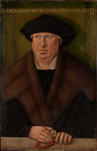 Porträtt av Wolfgang Eisen av Hans Brosamer