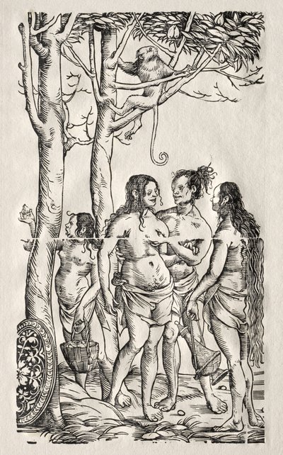 Hottentots med flock av Hans Burgkmair