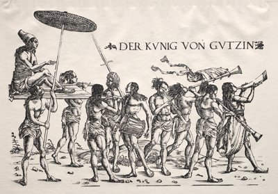 Kungen av Cochin av Hans Burgkmair