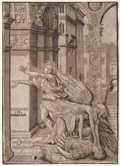 Älskarna överraskade av döden, 1510. av Hans Burgkmair